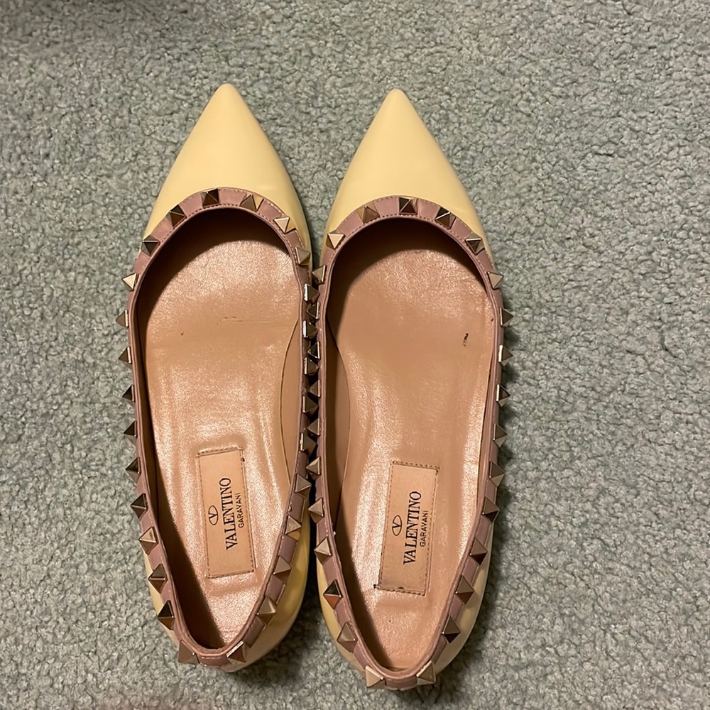 Valentino Ballet flat yellow, women size 5.5, EUR size 35.5
